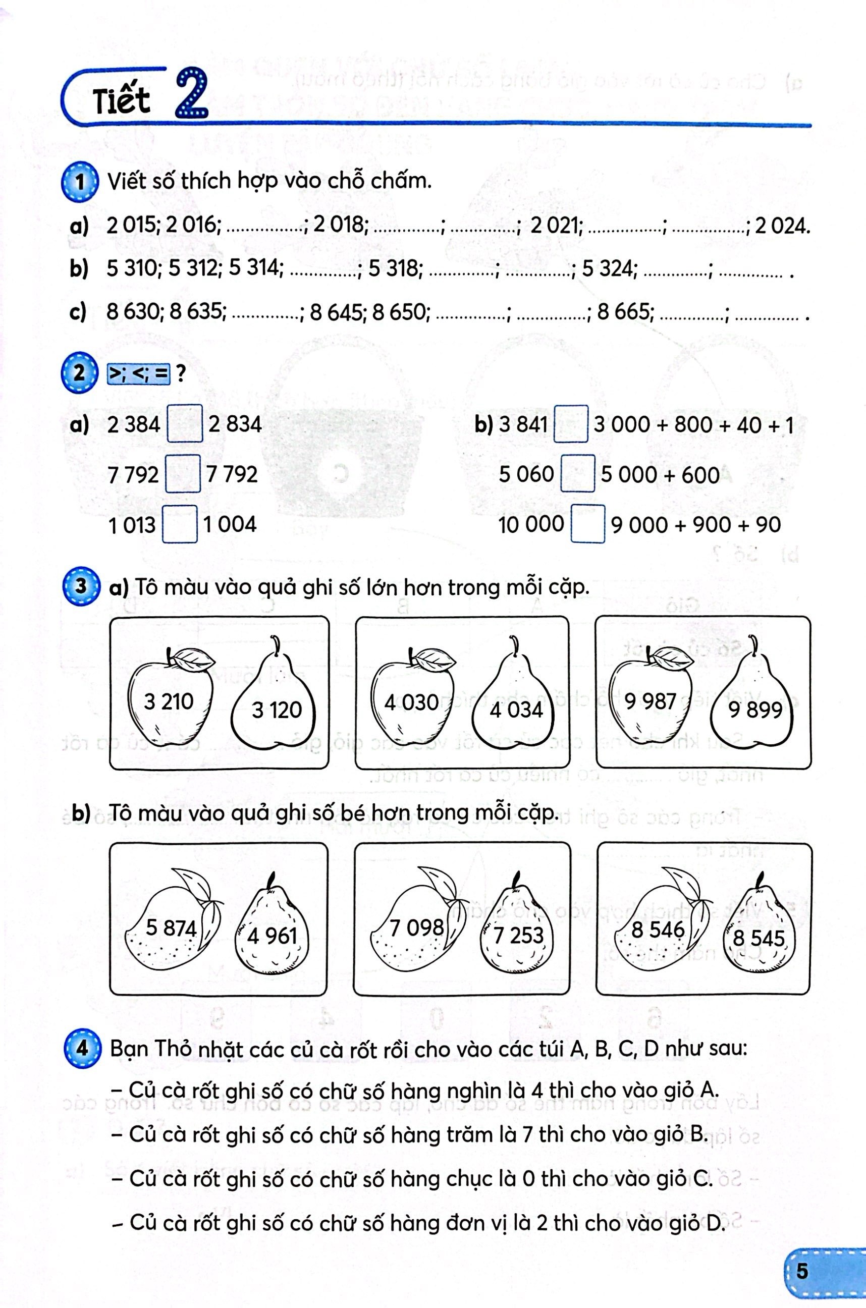 toán 3 - tập 2 (kết nối) (dành cho buổi học thứ hai)