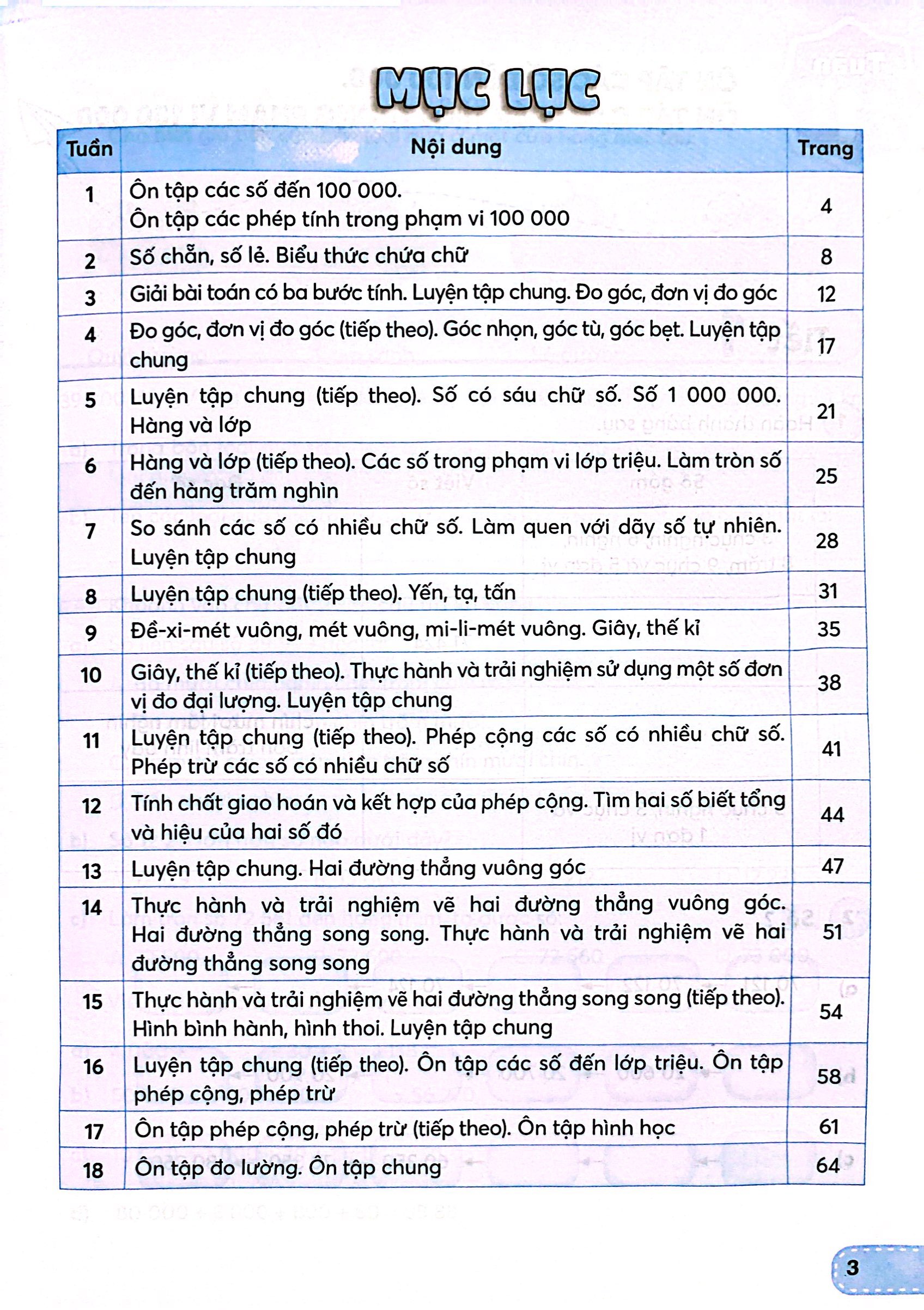 toán 4 - tập 1 (kết nối) (dành cho buổi học thứ hai)