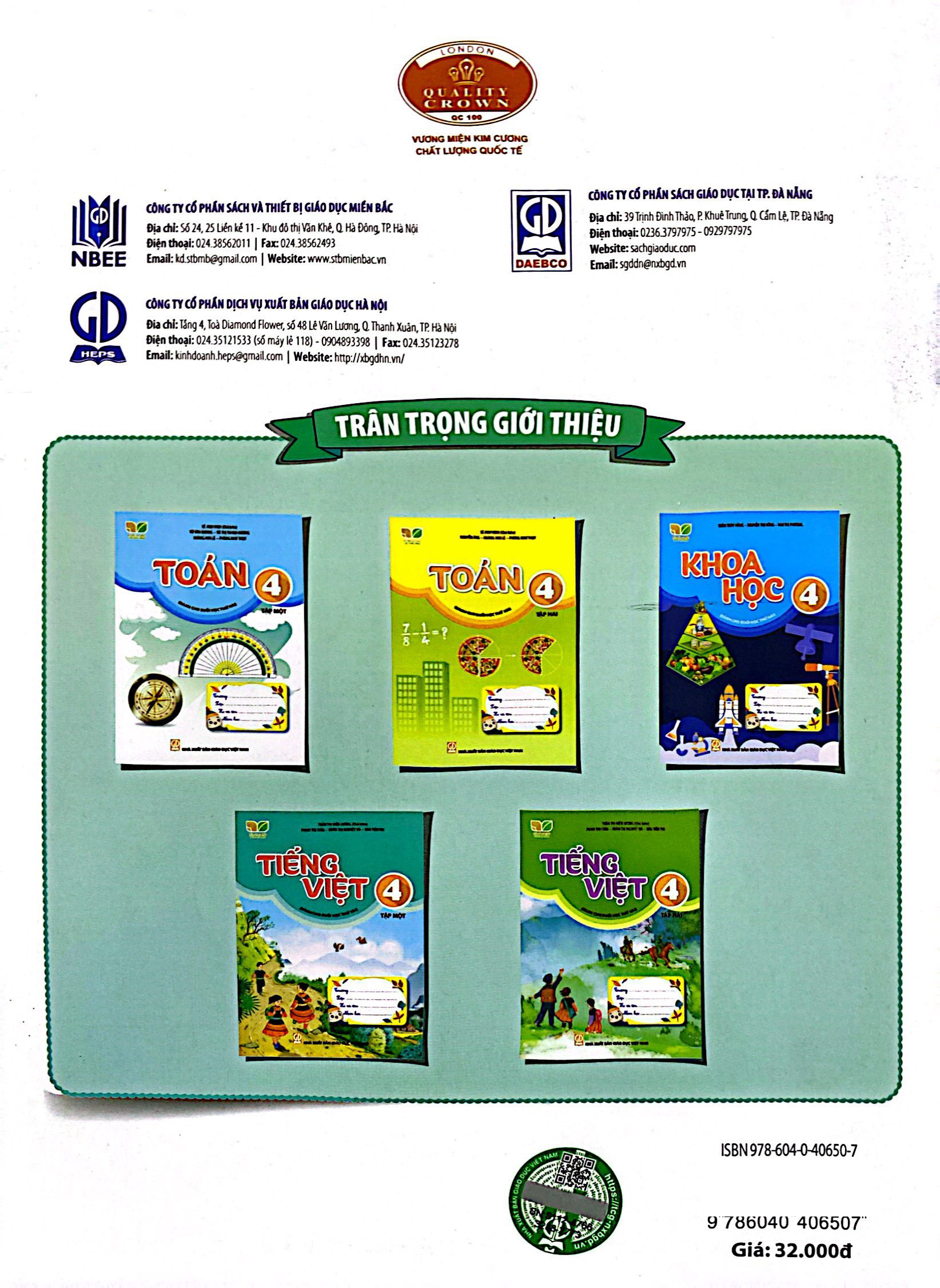 toán 4 - tập 1 (kết nối) (dành cho buổi học thứ hai)