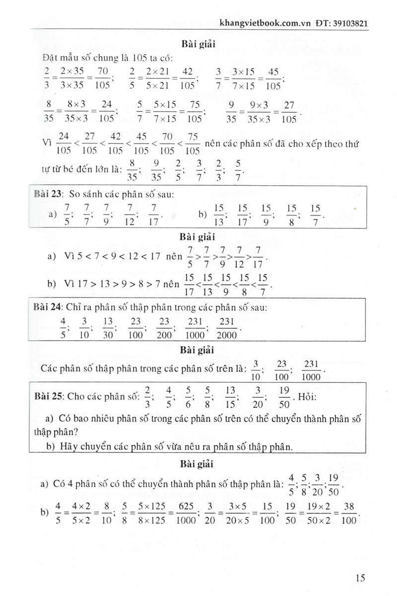 toán 5 - bồi dưỡng học sinh giỏi theo chuyên đề (phân số - tỉ số)