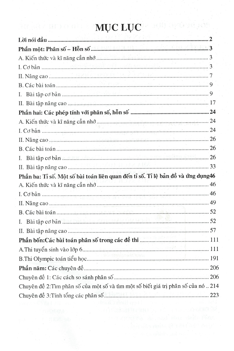 toán 5 - bồi dưỡng học sinh giỏi theo chuyên đề (phân số - tỉ số)
