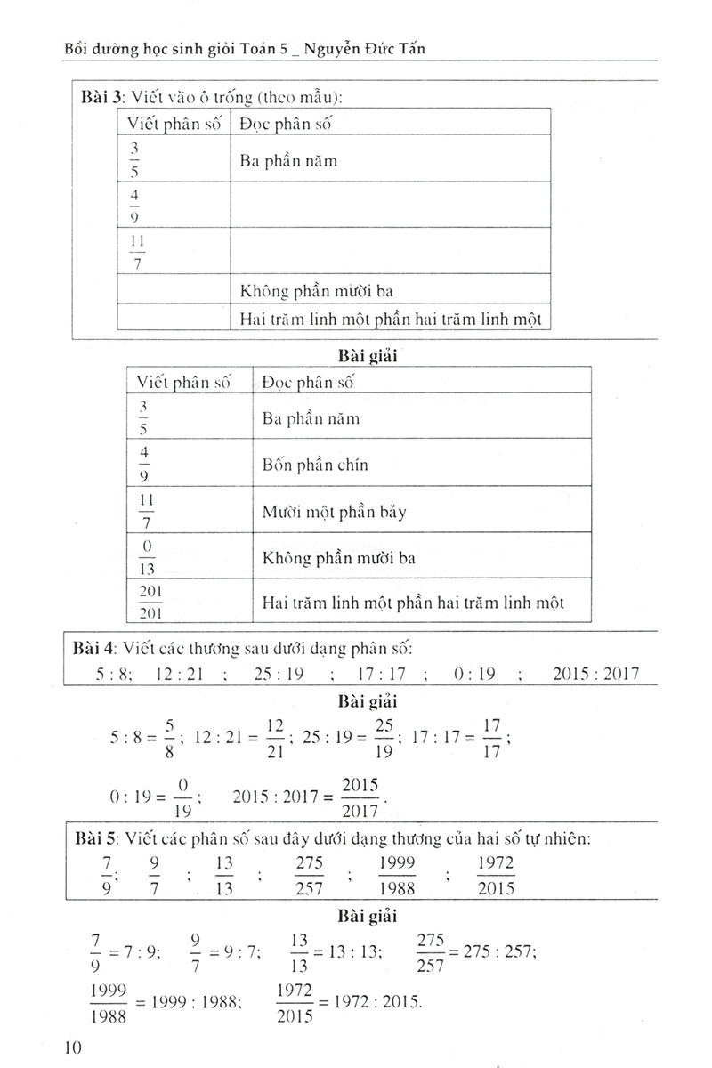 toán 5 - bồi dưỡng học sinh giỏi theo chuyên đề (phân số - tỉ số)