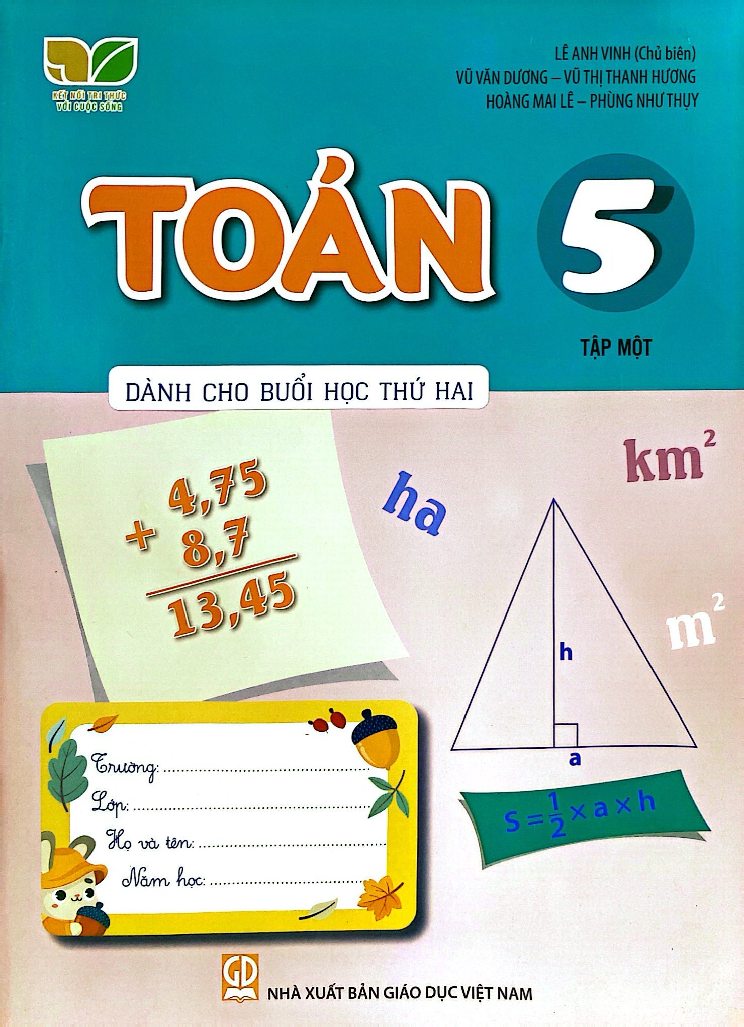 toán 5 - tập 1 (kết nối) (dành cho buổi học thứ hai)