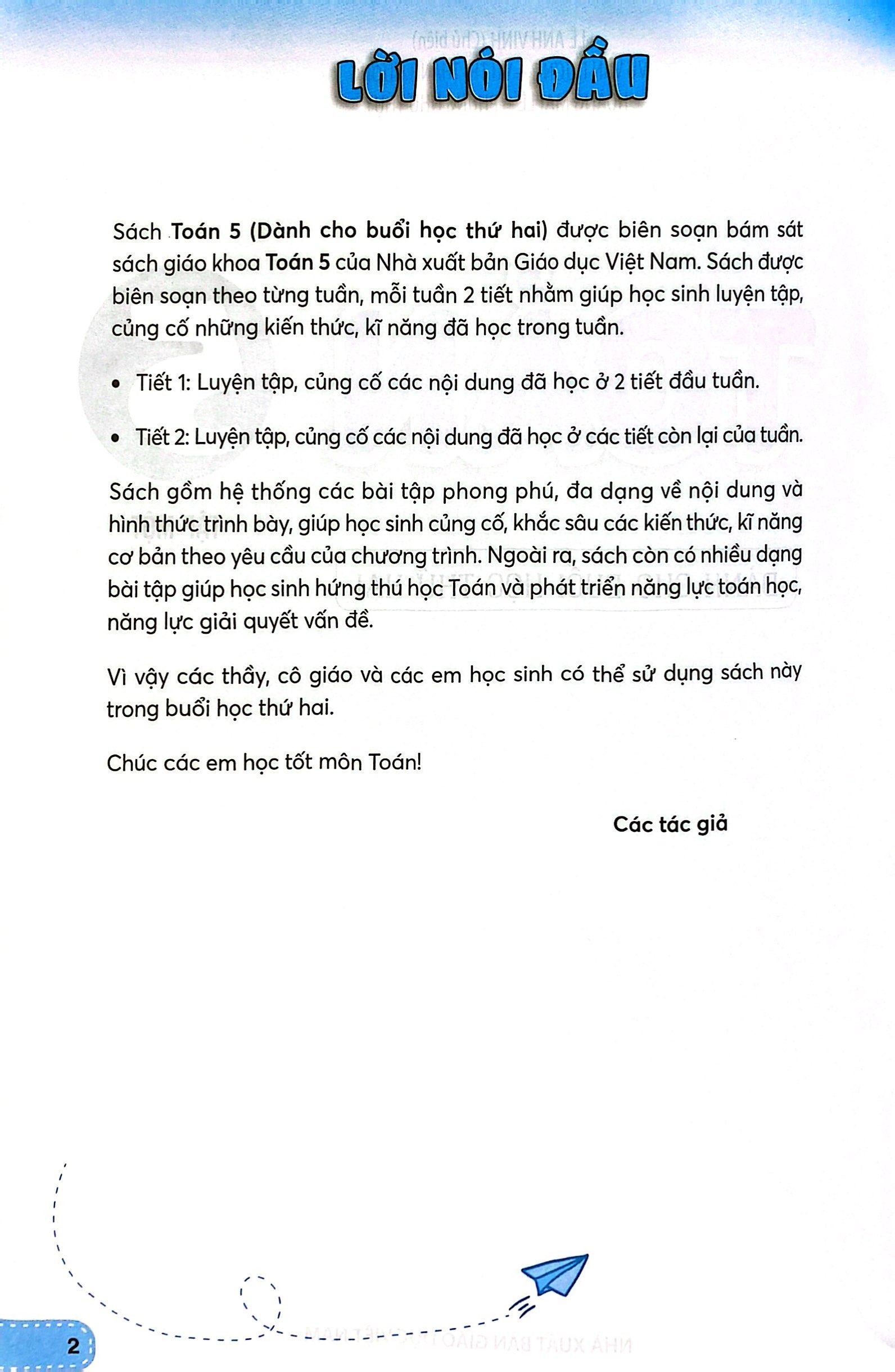 toán 5 - tập 1 (kết nối) (dành cho buổi học thứ hai)