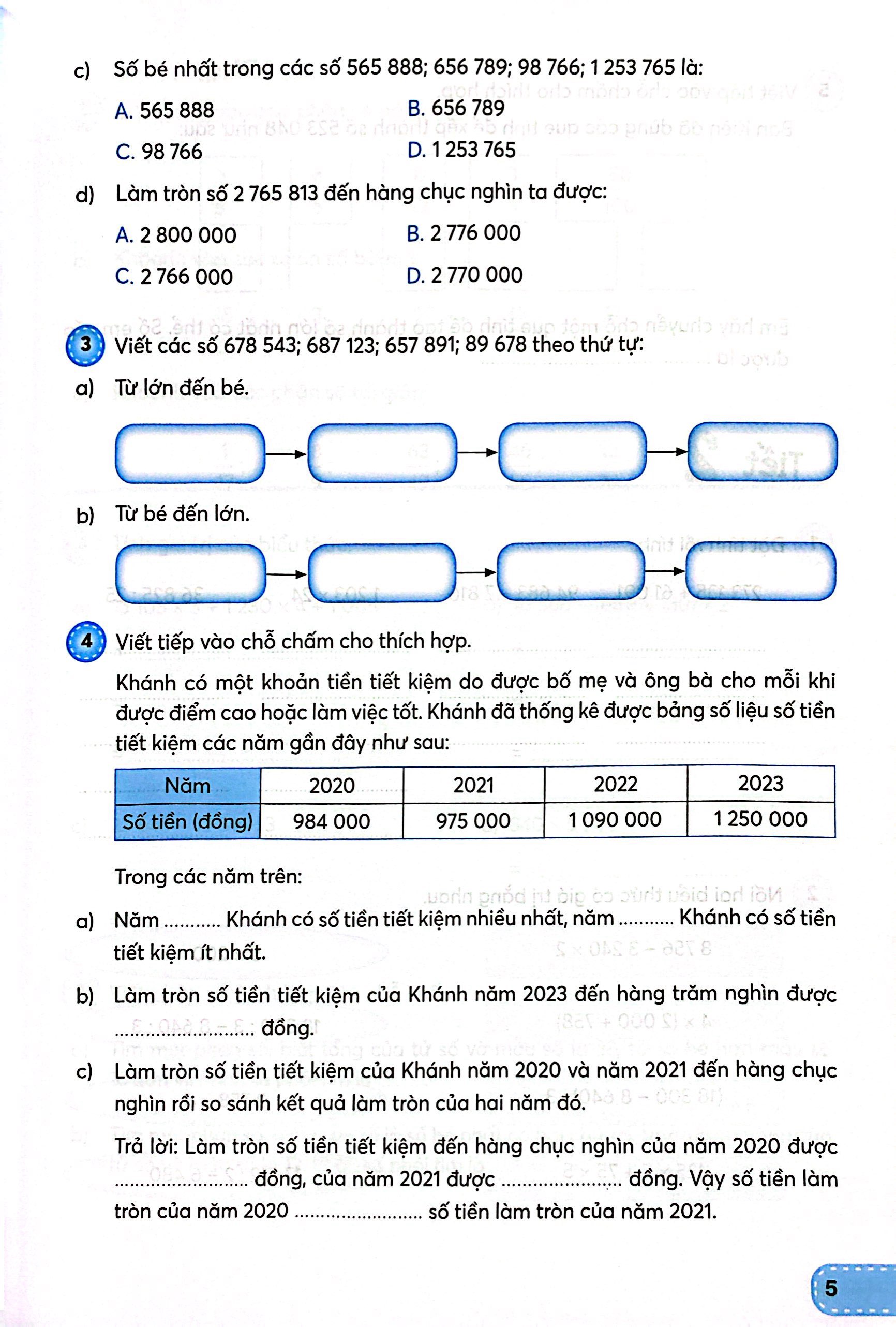 toán 5 - tập 1 (kết nối) (dành cho buổi học thứ hai)
