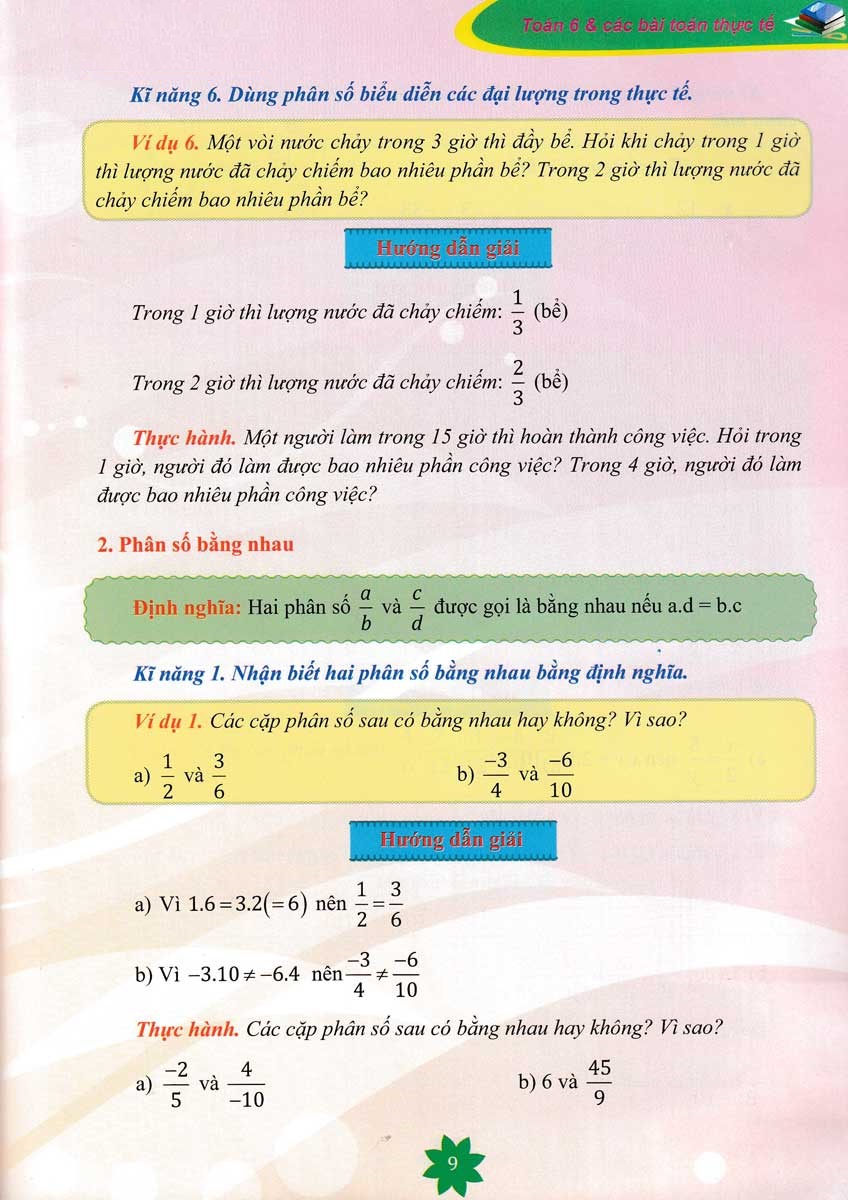 toán 6 và các bài toán thực tế - tập 2