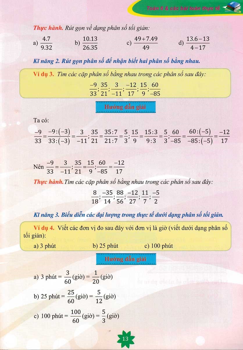 toán 6 và các bài toán thực tế - tập 2