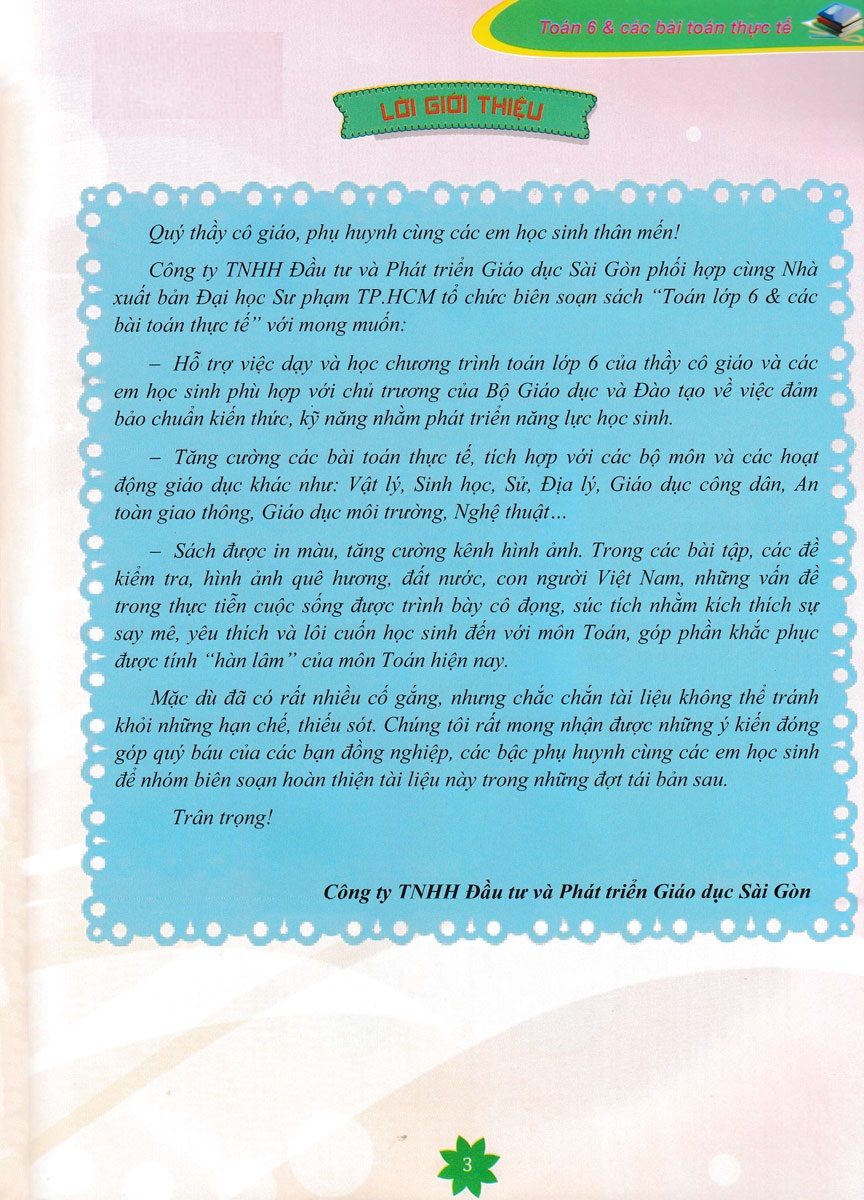 toán 6 và các bài toán thực tế - tập 2