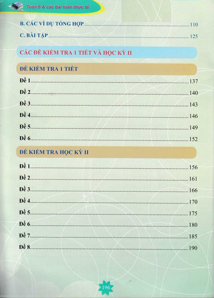 toán 6 và các bài toán thực tế - tập 2