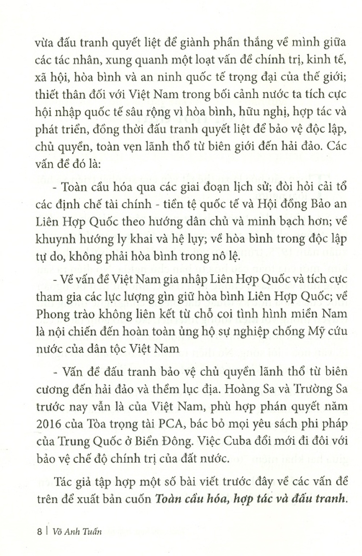 toàn cầu hóa - hợp tác và đấu tranh