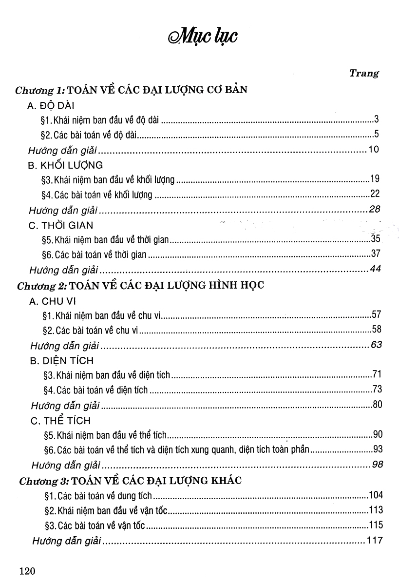 toán chuyên đề đại lượng và đo đại lượng lớp 4-5 (dùng chung cho các bộ sgk hiện hành)