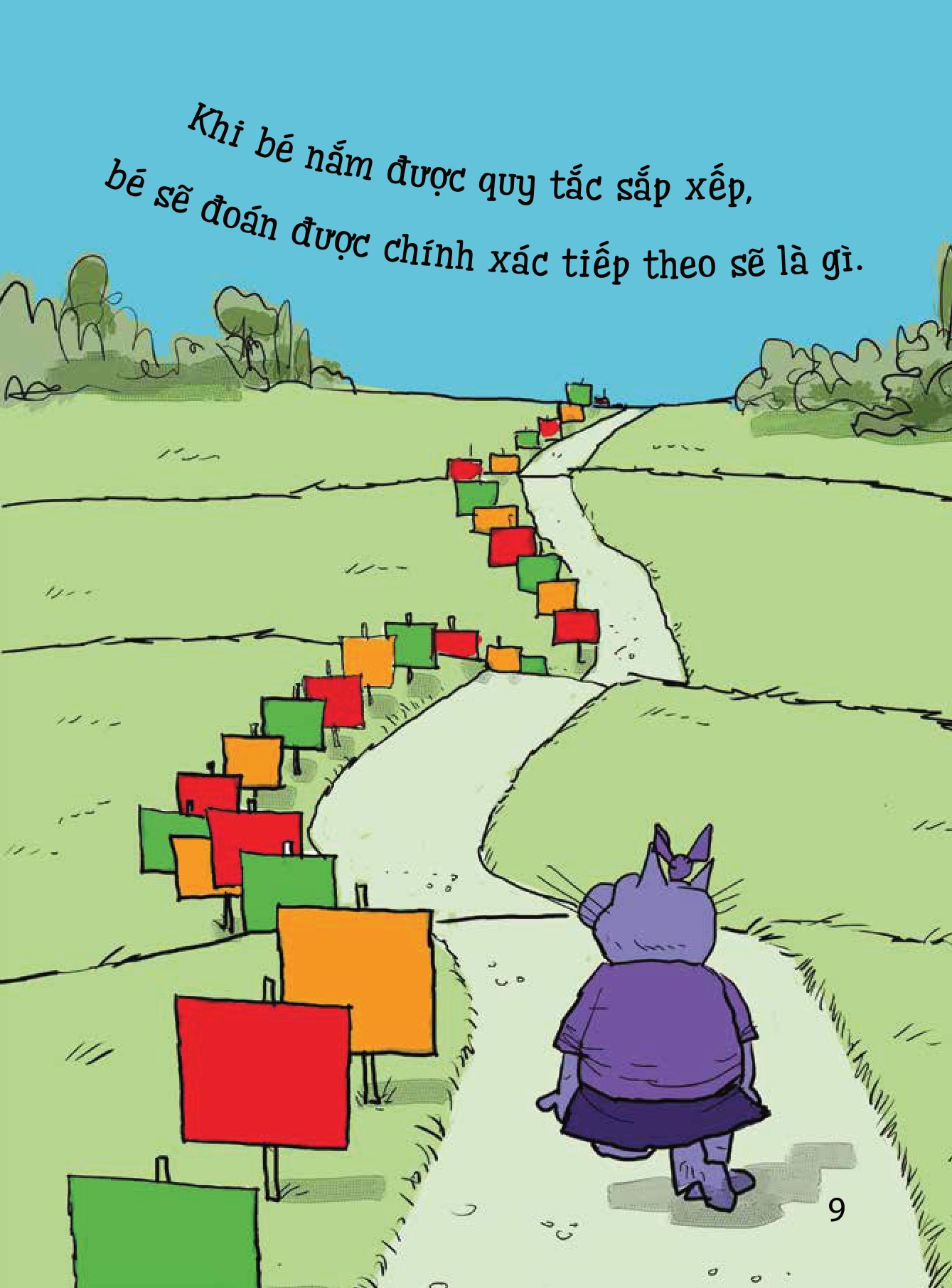 toán học cho bé biết… - đỏ, xanh, đỏ… rồi đến màu gì nhỉ?