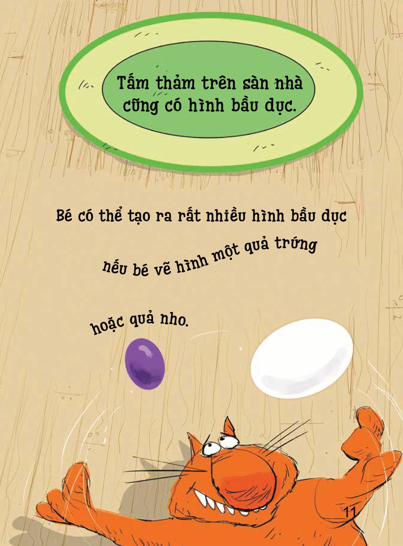 toán học cho bé biết… - quả trứng có hình gì?