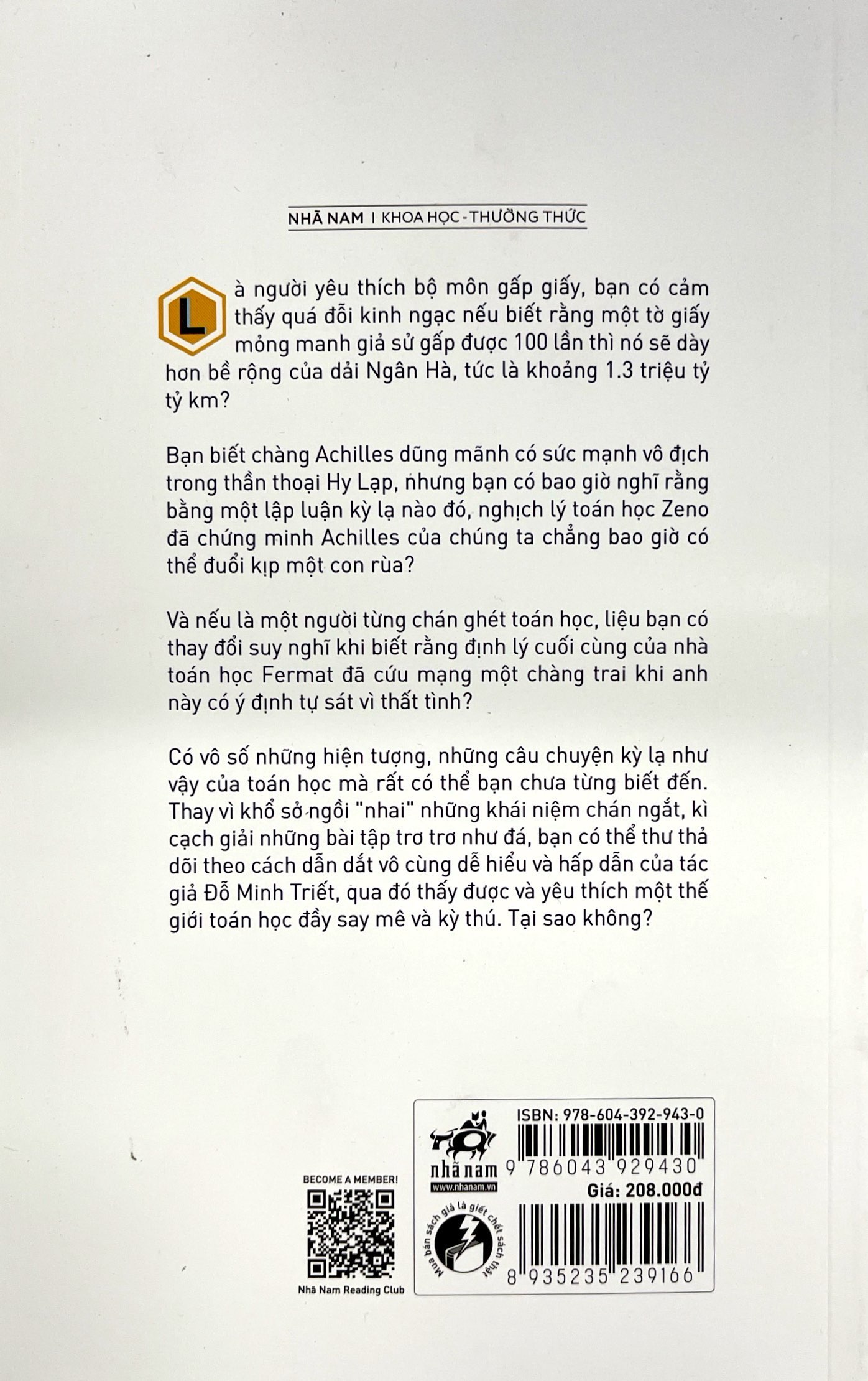 toán học kỳ thú - những điều bạn chưa biết về toán học