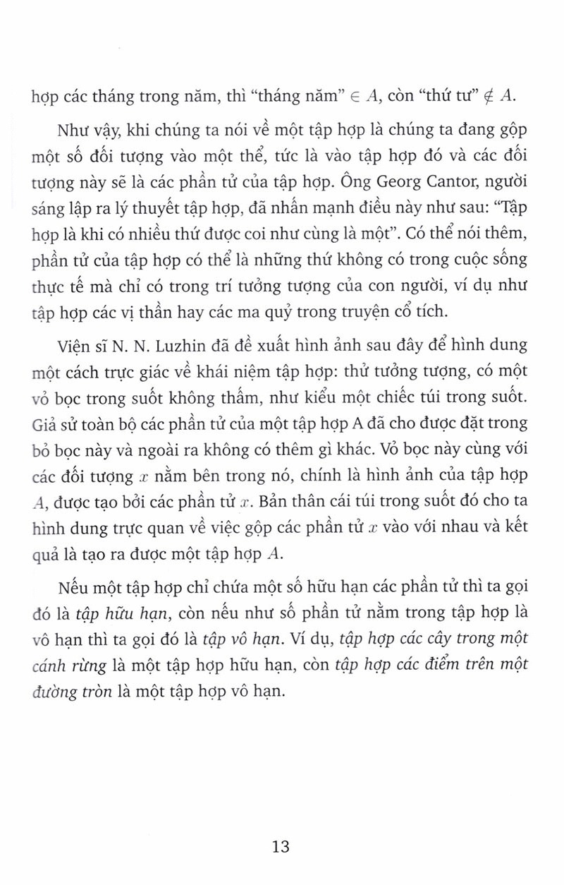 toán học qua các câu chuyện về tập hợp (tái bản 2023)