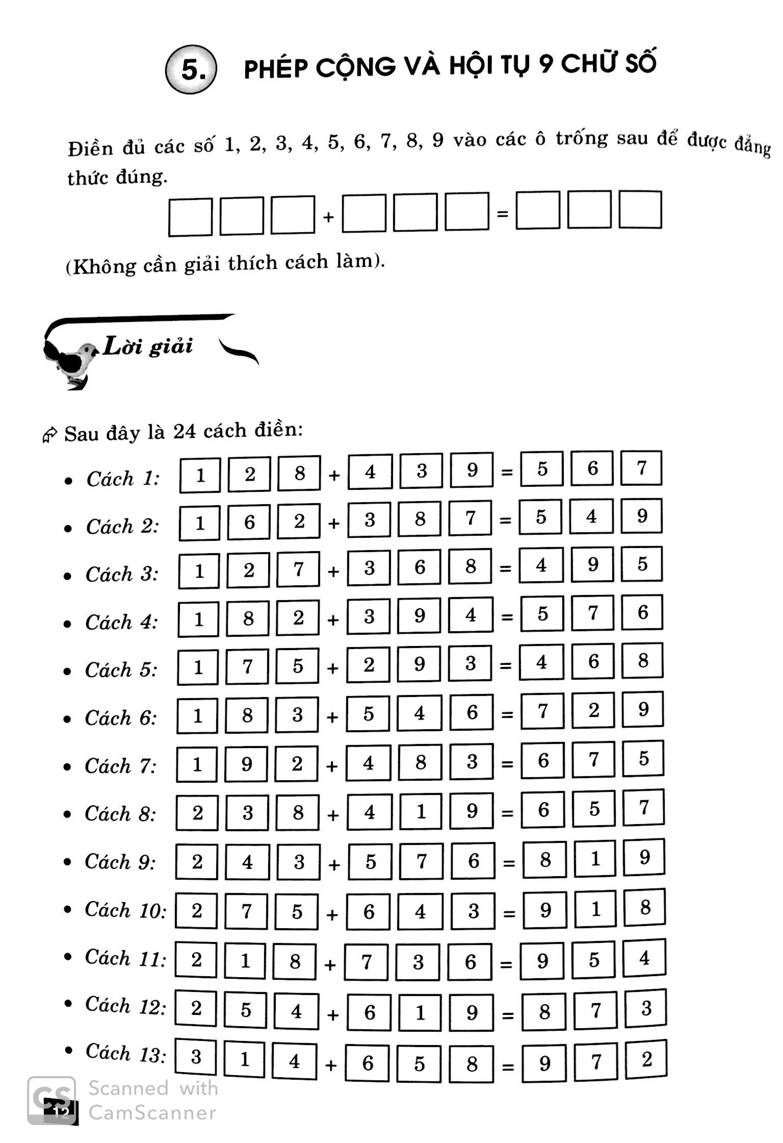 toán học thú vị từ số và phép tính