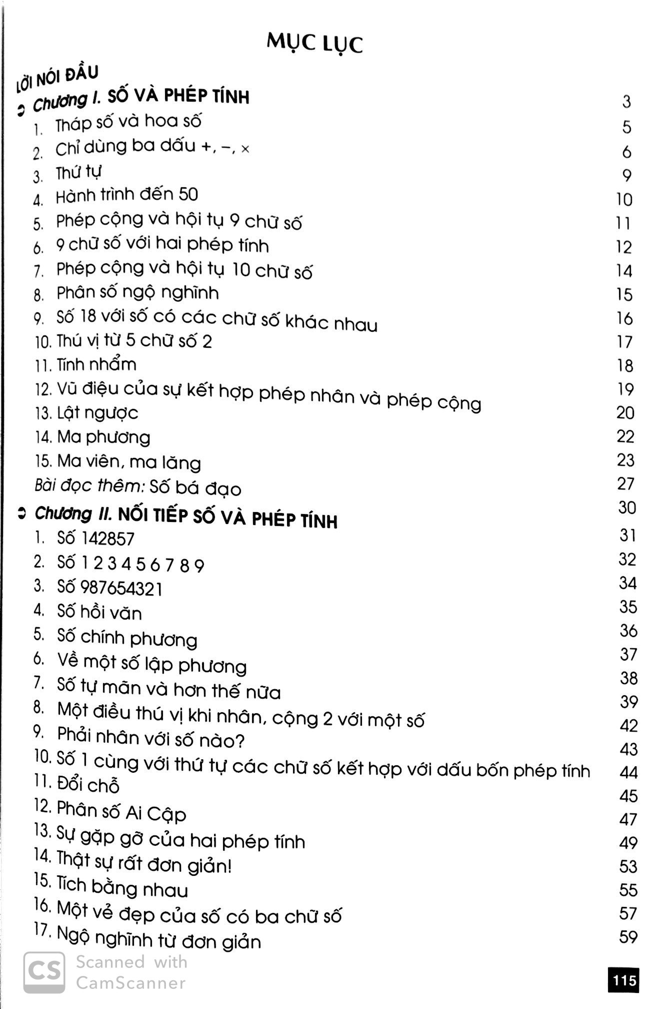 toán học thú vị từ số và phép tính