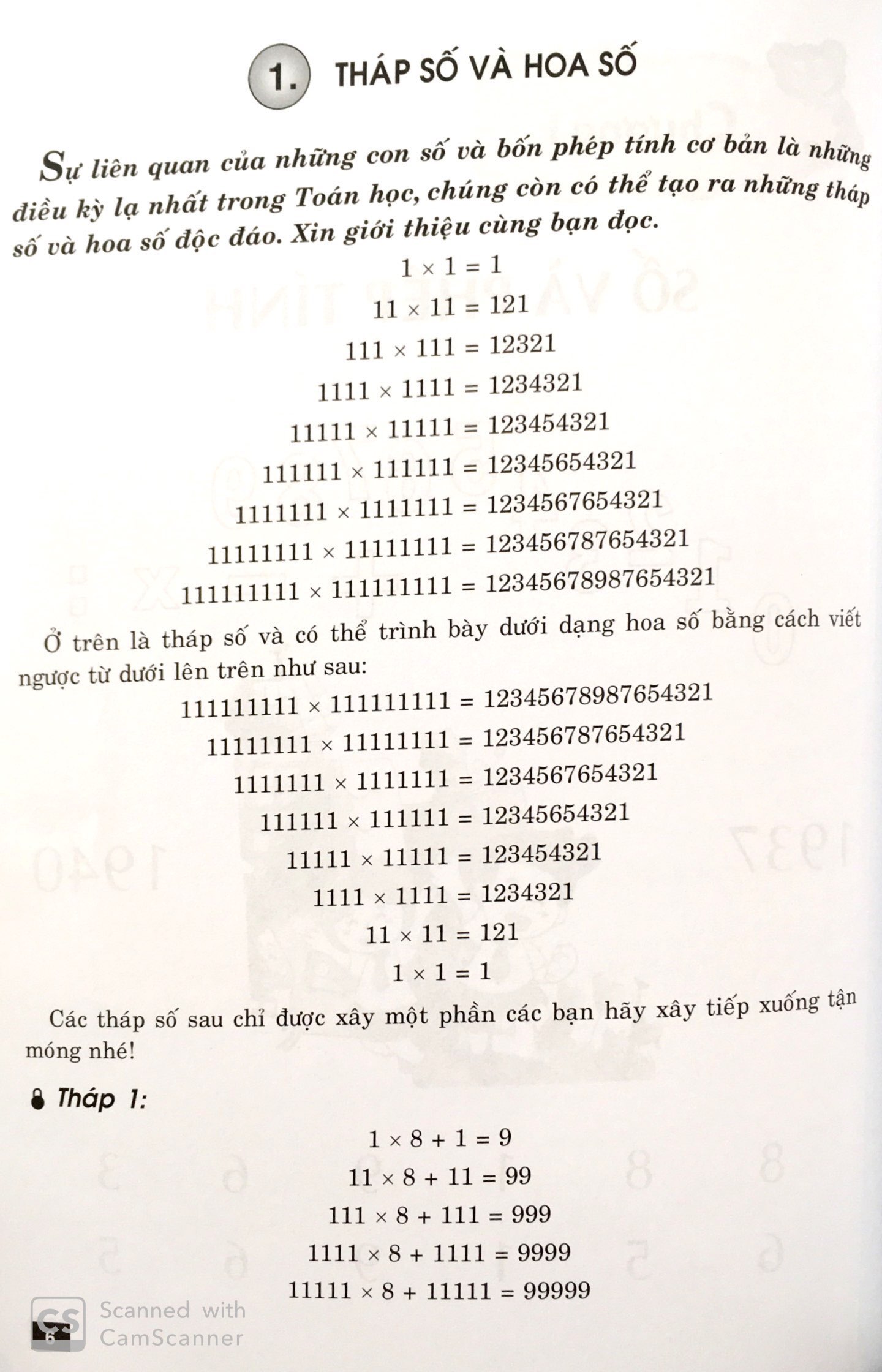 toán học thú vị từ số và phép tính