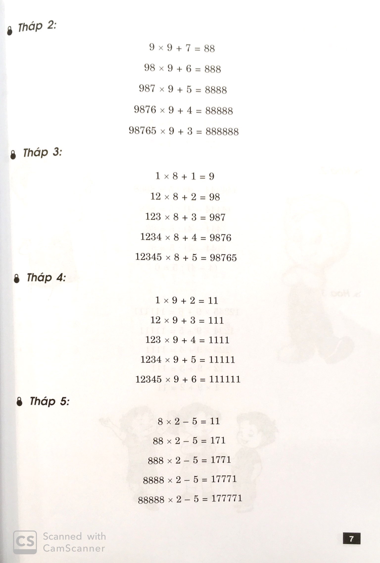 toán học thú vị từ số và phép tính