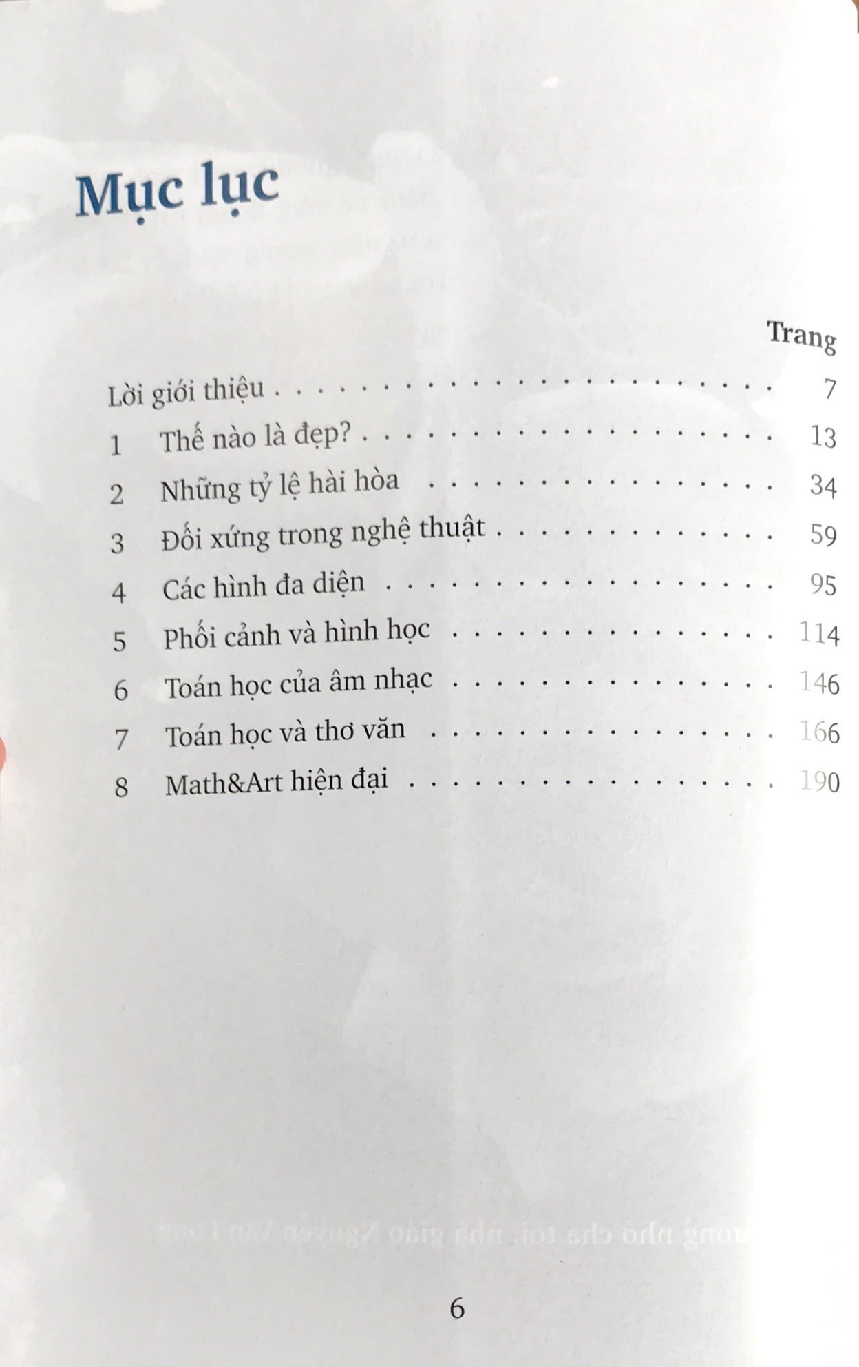 toán học và nghệ thuật (bìa mềm)