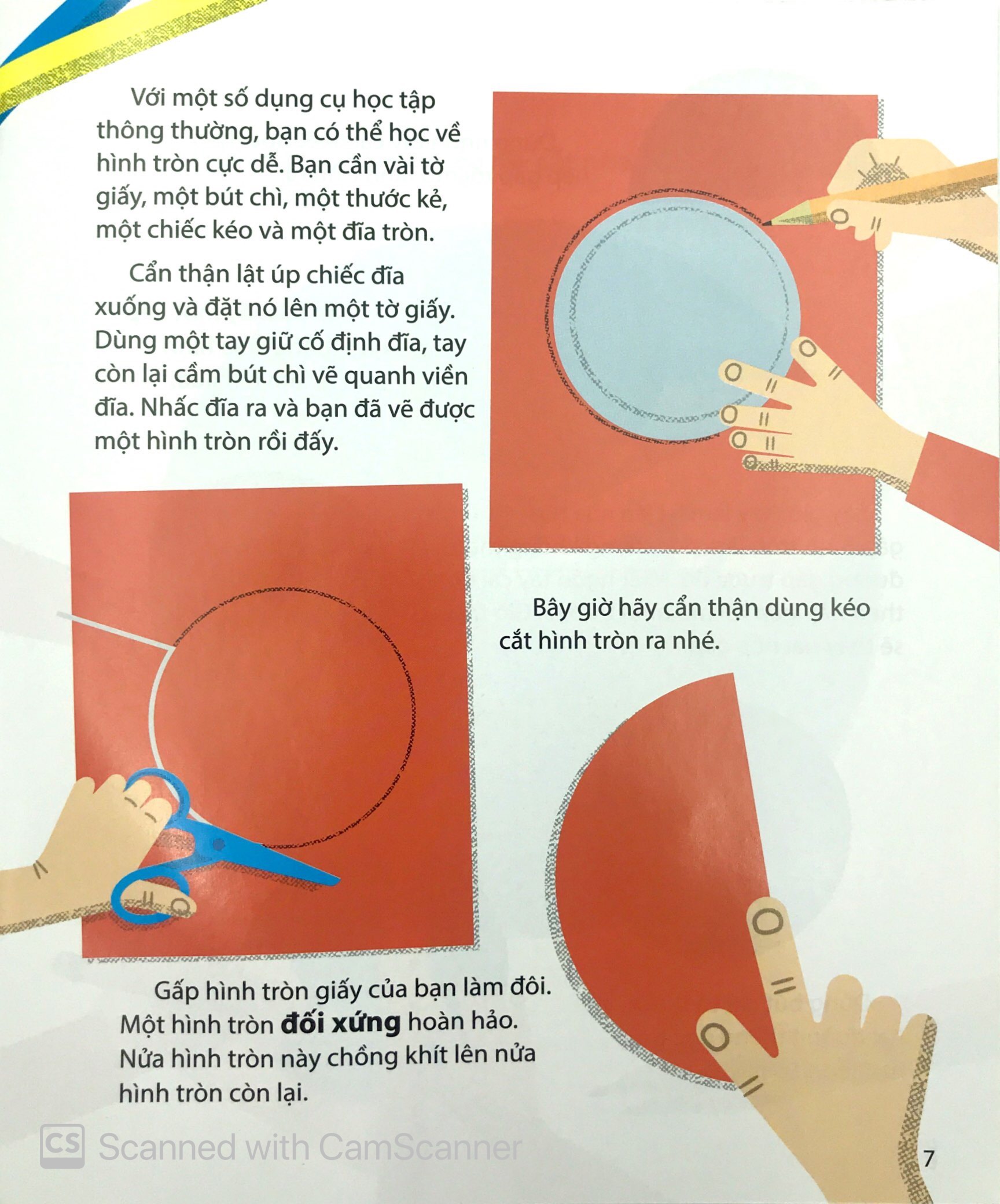 toán học vui nhộn - hình tròn đáng yêu