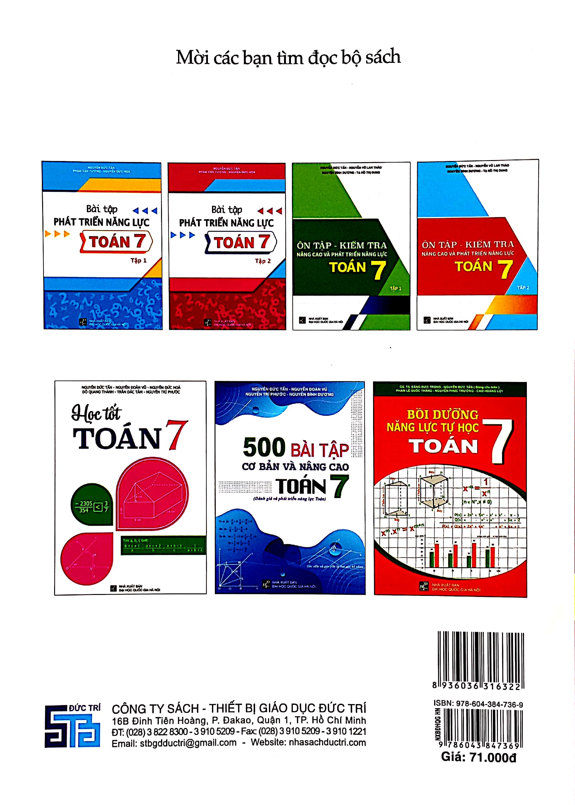 toán nâng cao 7 - tập 1