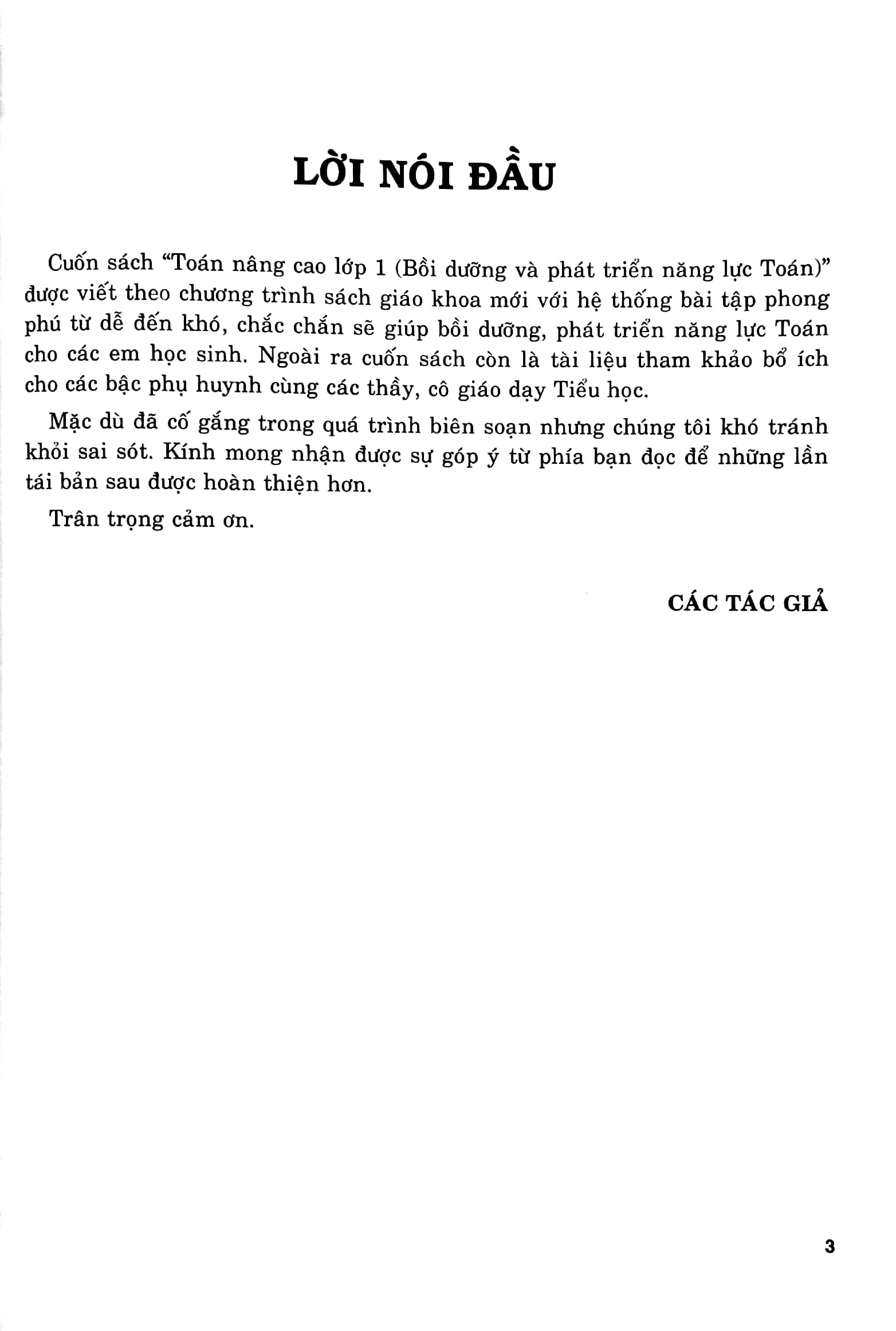 toán nâng cao lớp 1 - bồi dưỡng và phát triển năng lực toán