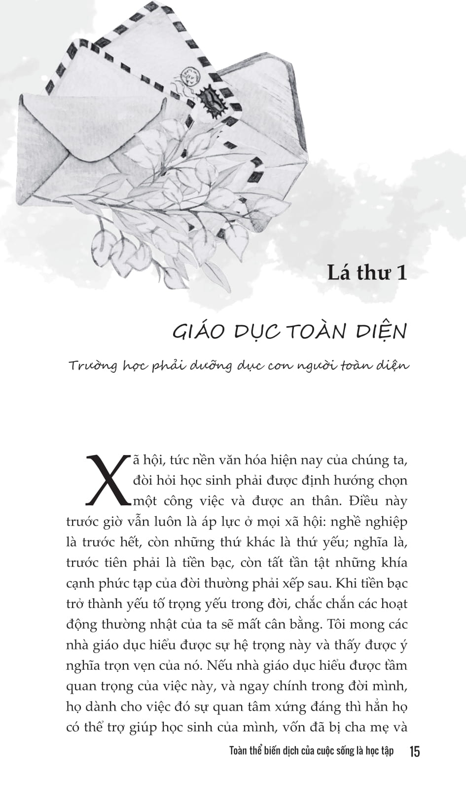 toàn thể biến dịch của cuộc sống là học tập