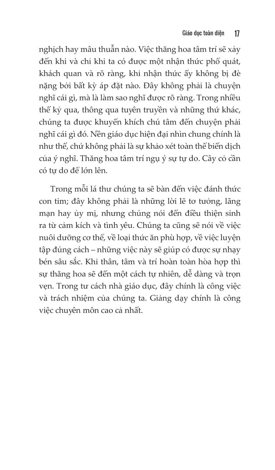 toàn thể biến dịch của cuộc sống là học tập