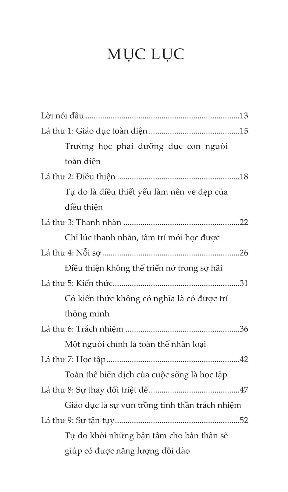 toàn thể biến dịch của cuộc sống là học tập