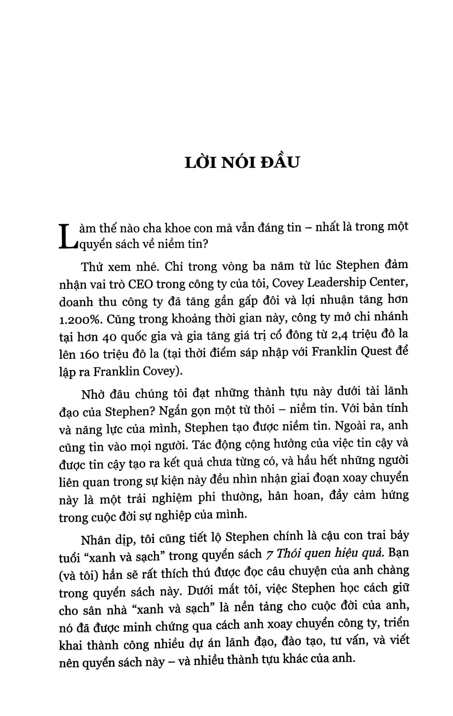 tốc độ của niềm tin (tái bản 2022)