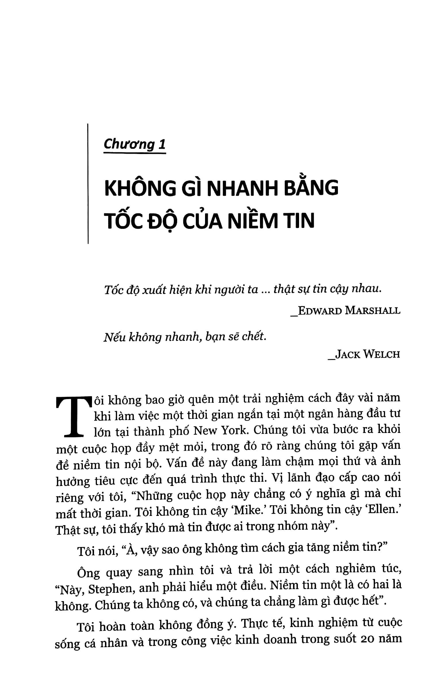 tốc độ của niềm tin (tái bản 2022)
