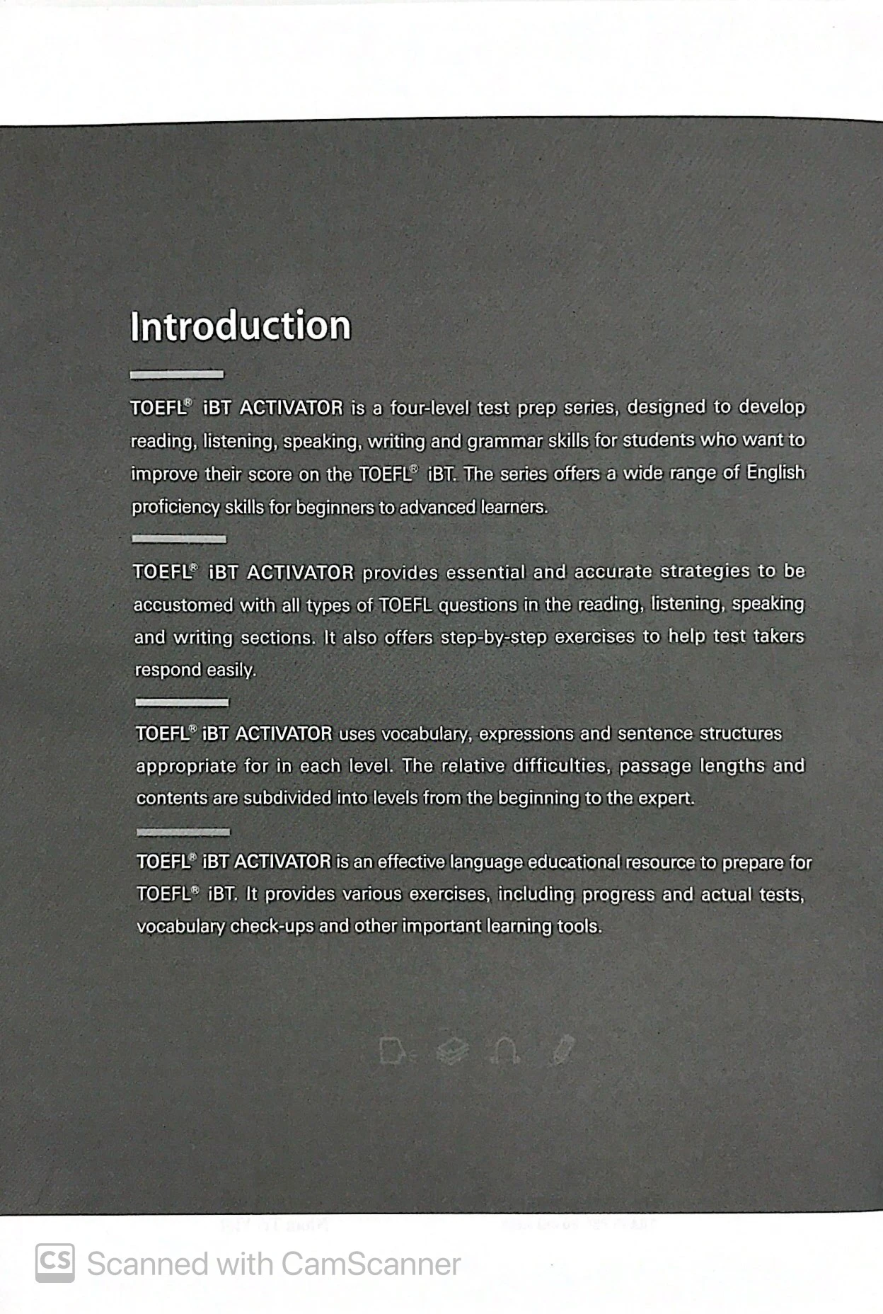 toefl ibt activator listening advanced (kèm cd)