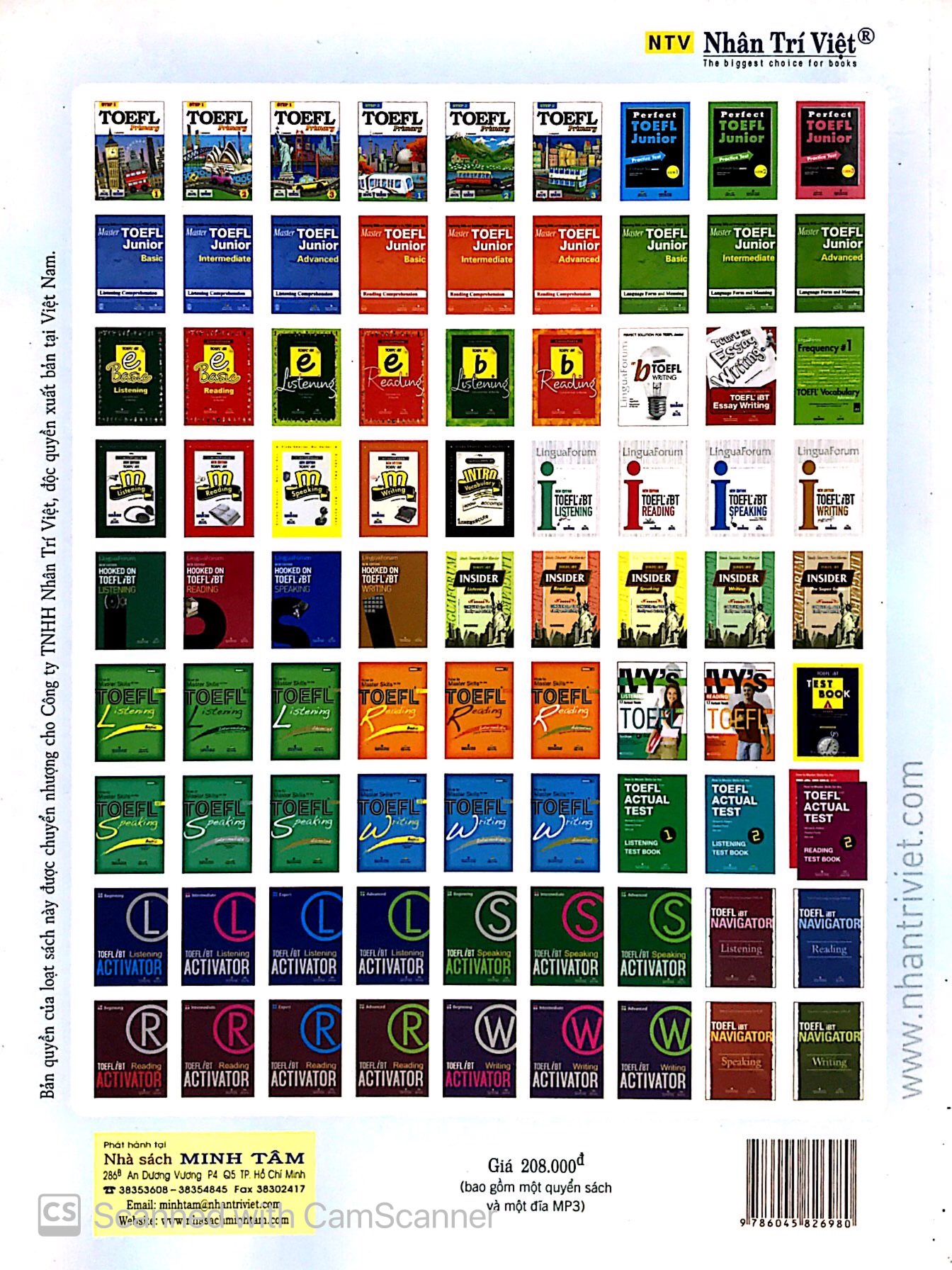 toefl ibt activator listening advanced (kèm cd)