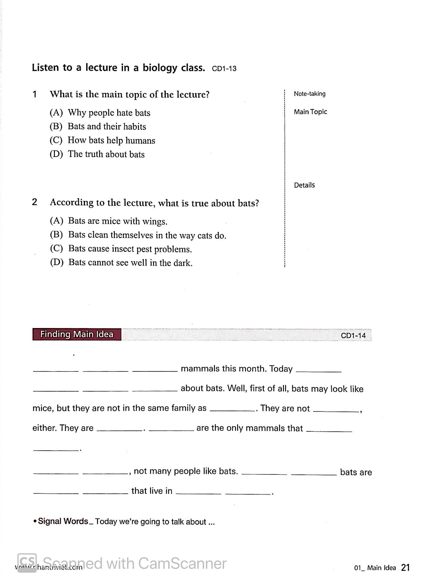 toefl ibt activator listening intermediate (kèm cd)
