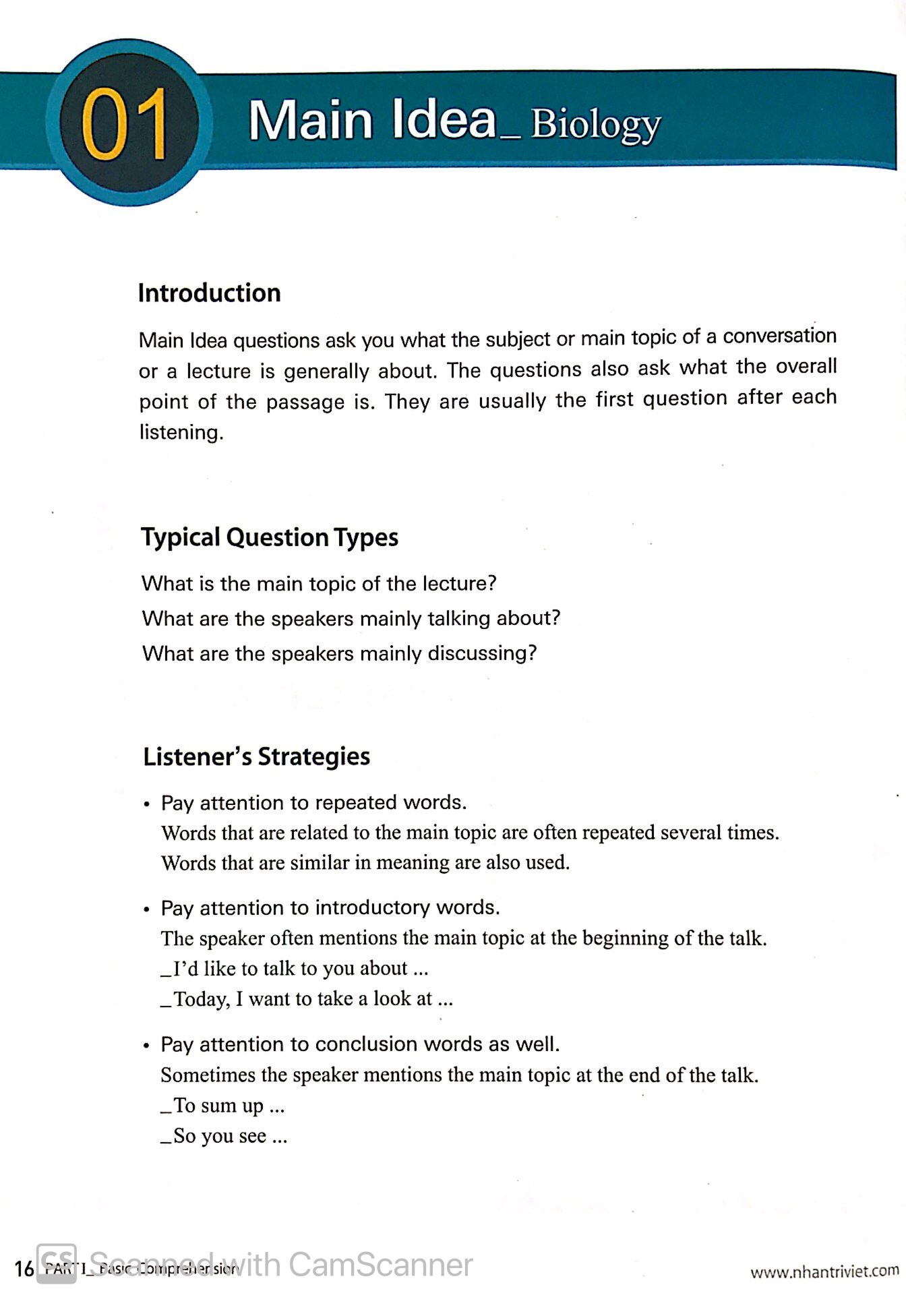 toefl ibt activator listening intermediate (kèm cd)