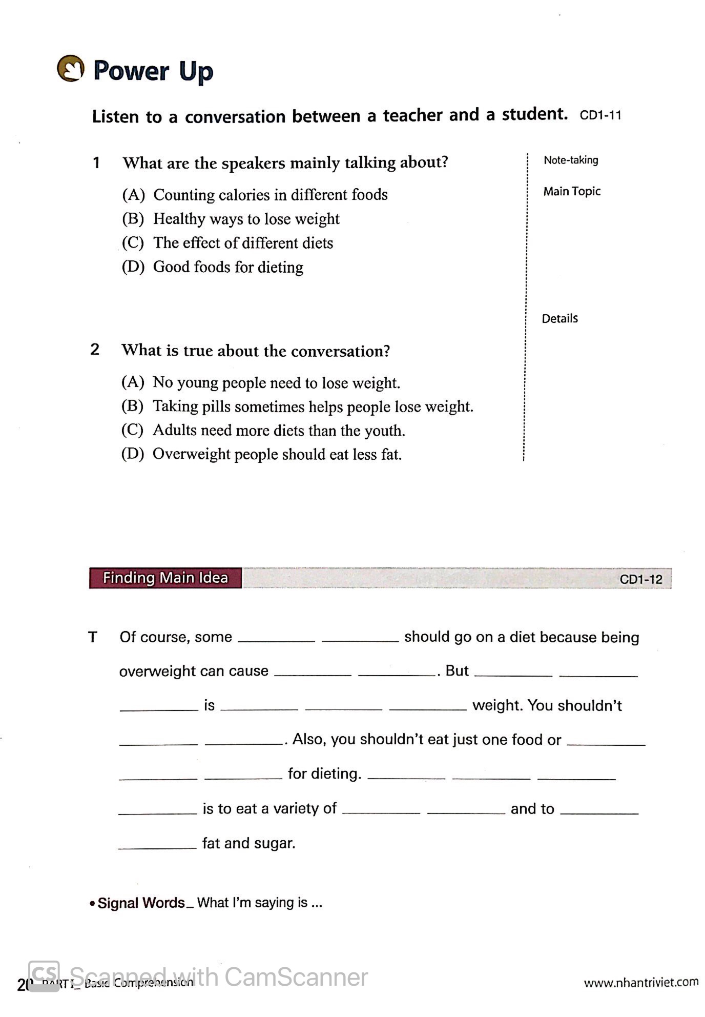 toefl ibt activator listening intermediate (kèm cd)