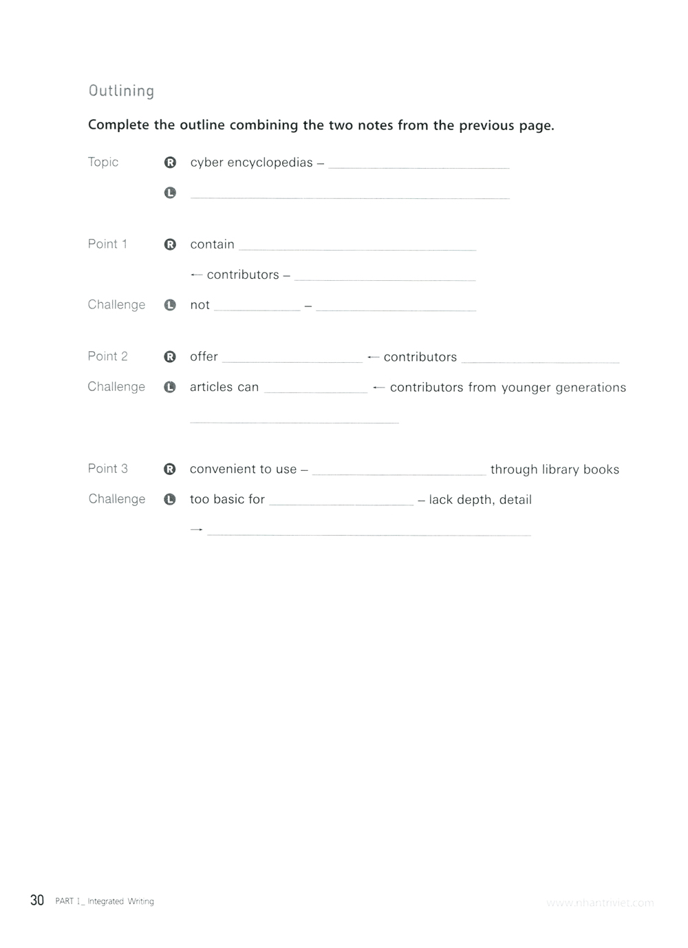toefl ibt activator writing advanced (kèm cd)