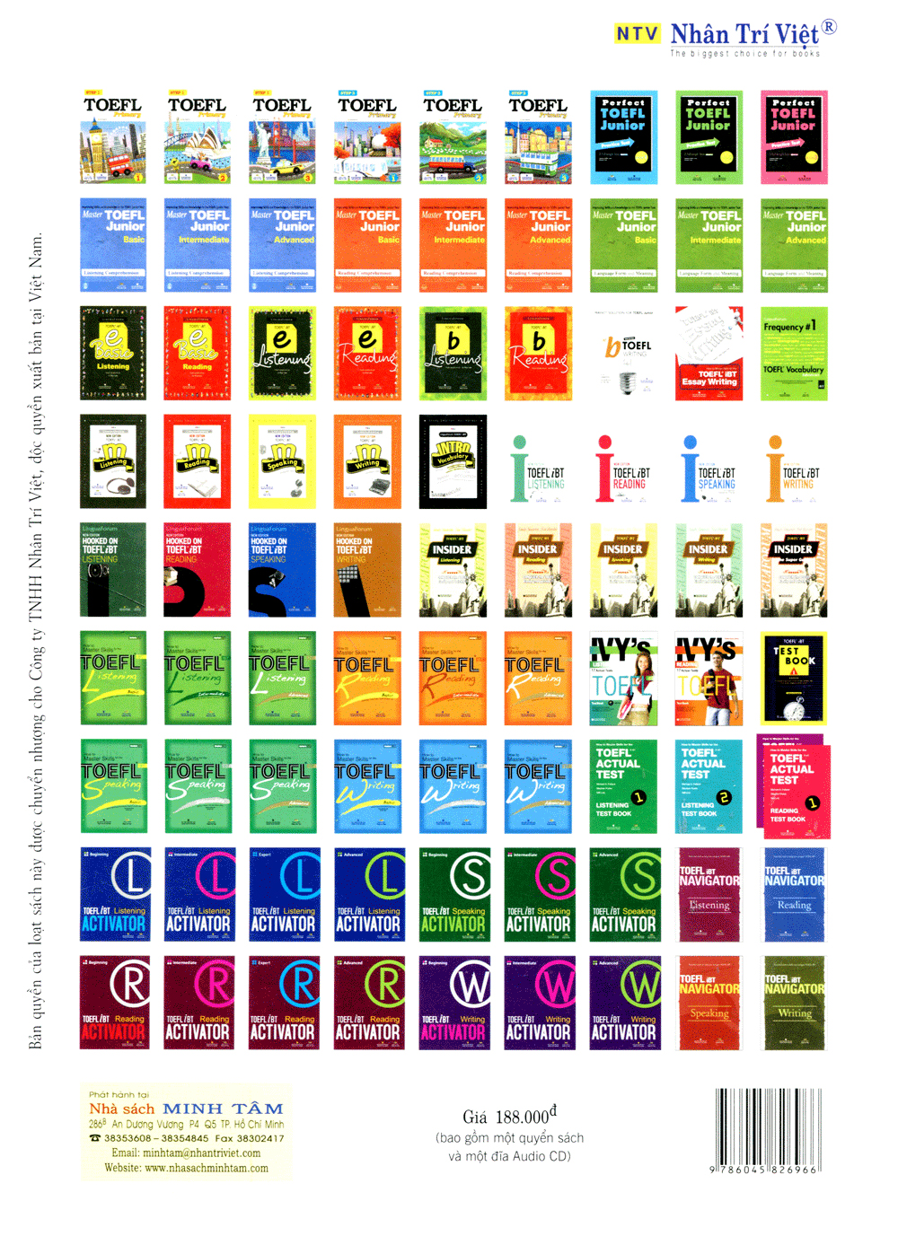 toefl ibt activator writing advanced (kèm cd)