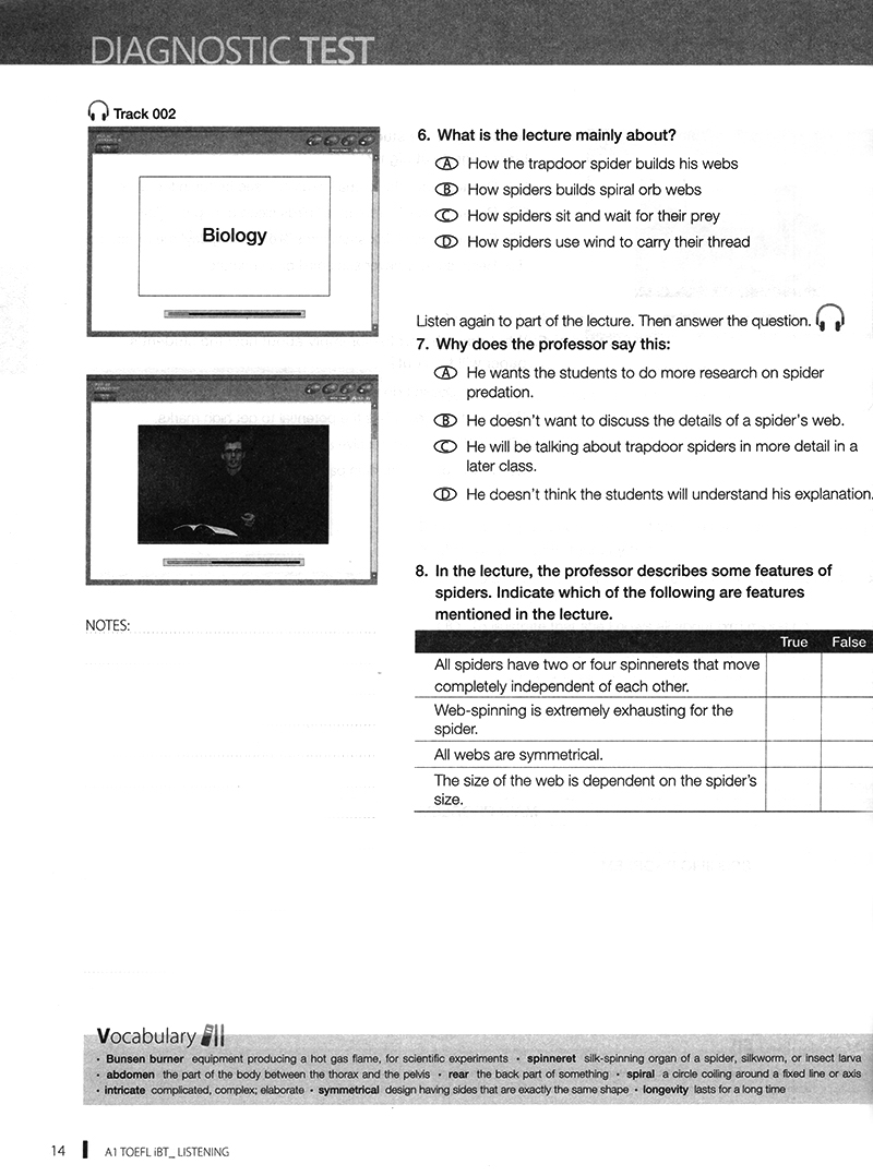 toefl ibt listening (a1)