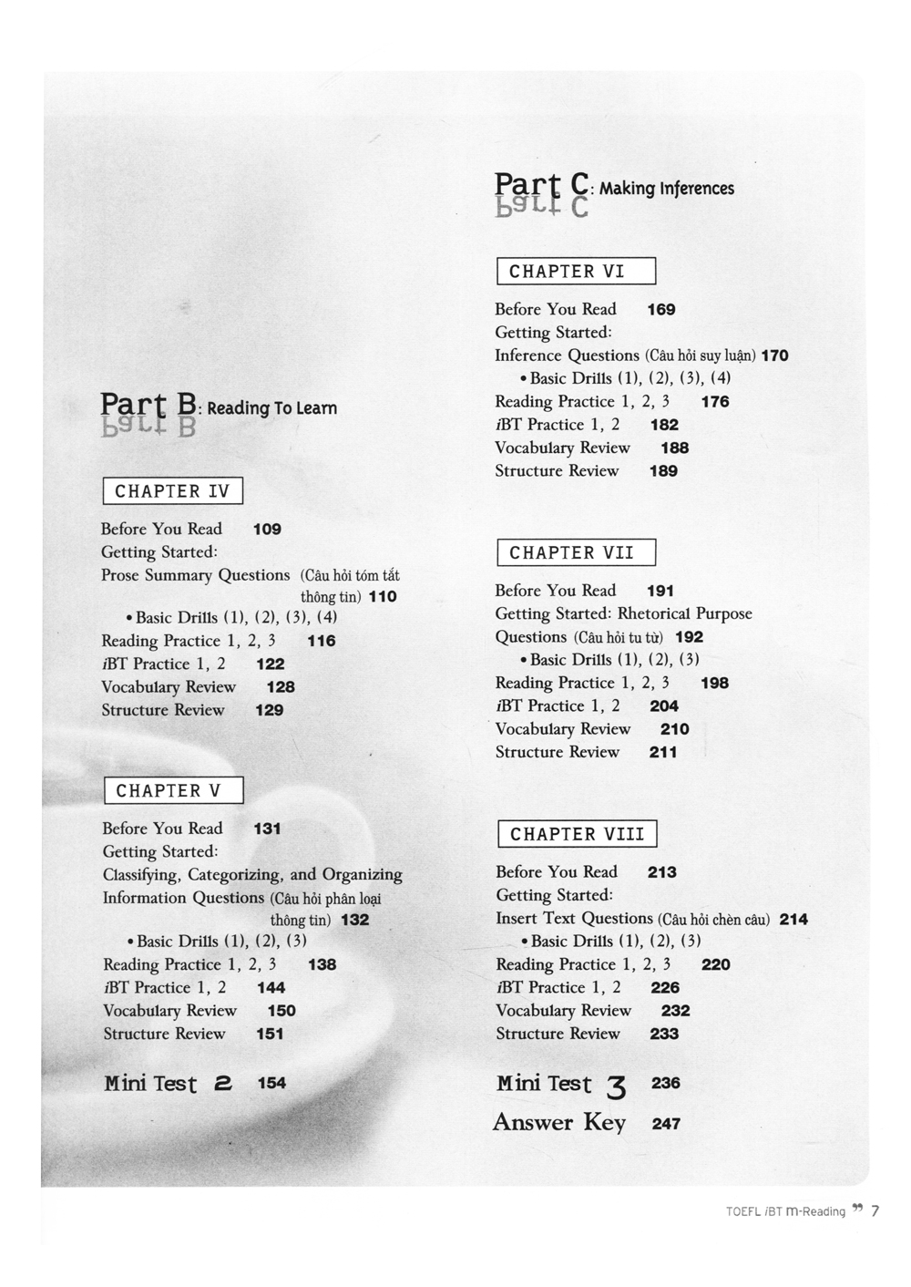 toefl ibt m reading (intermediate level)