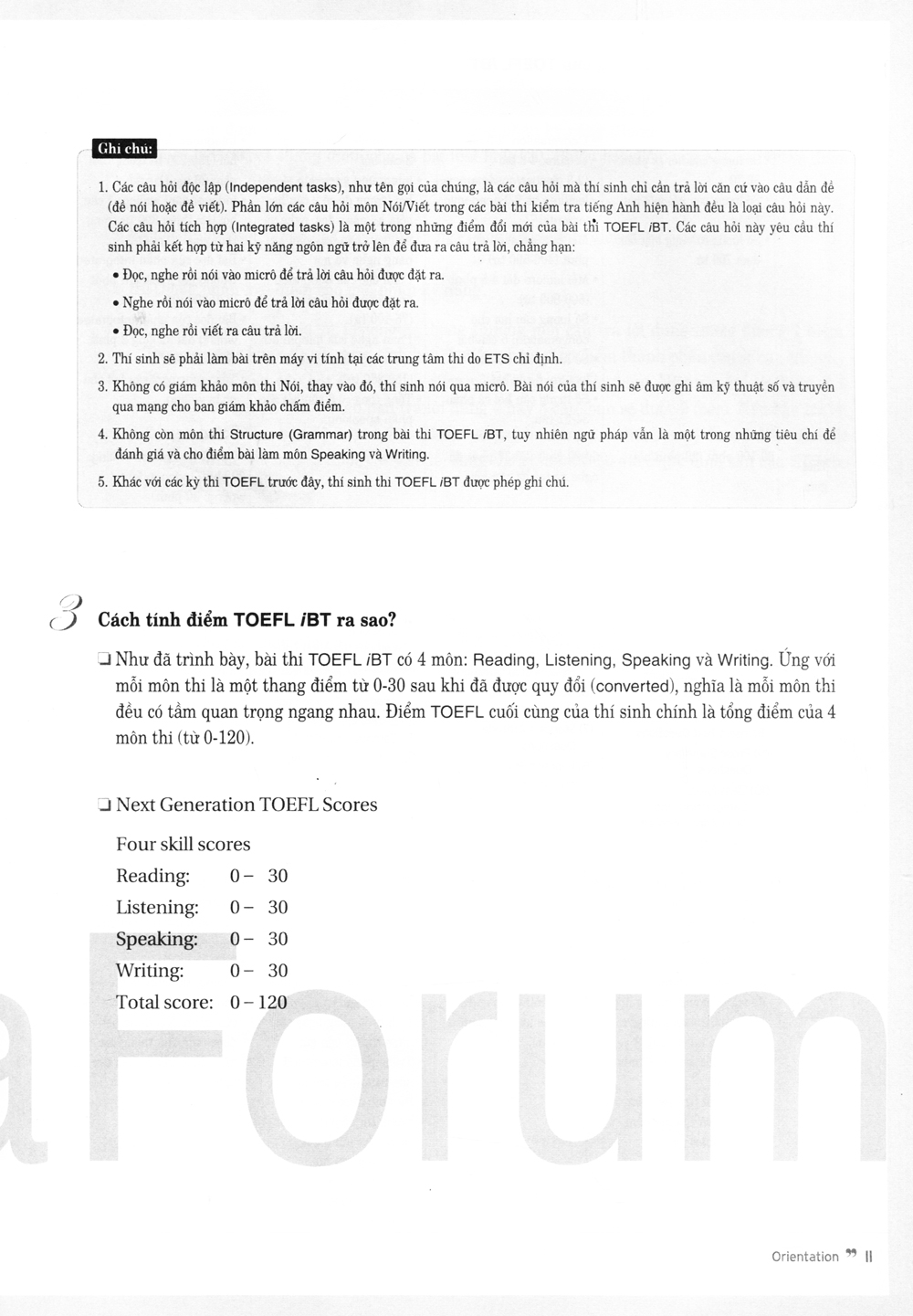 toefl ibt m reading (intermediate level)