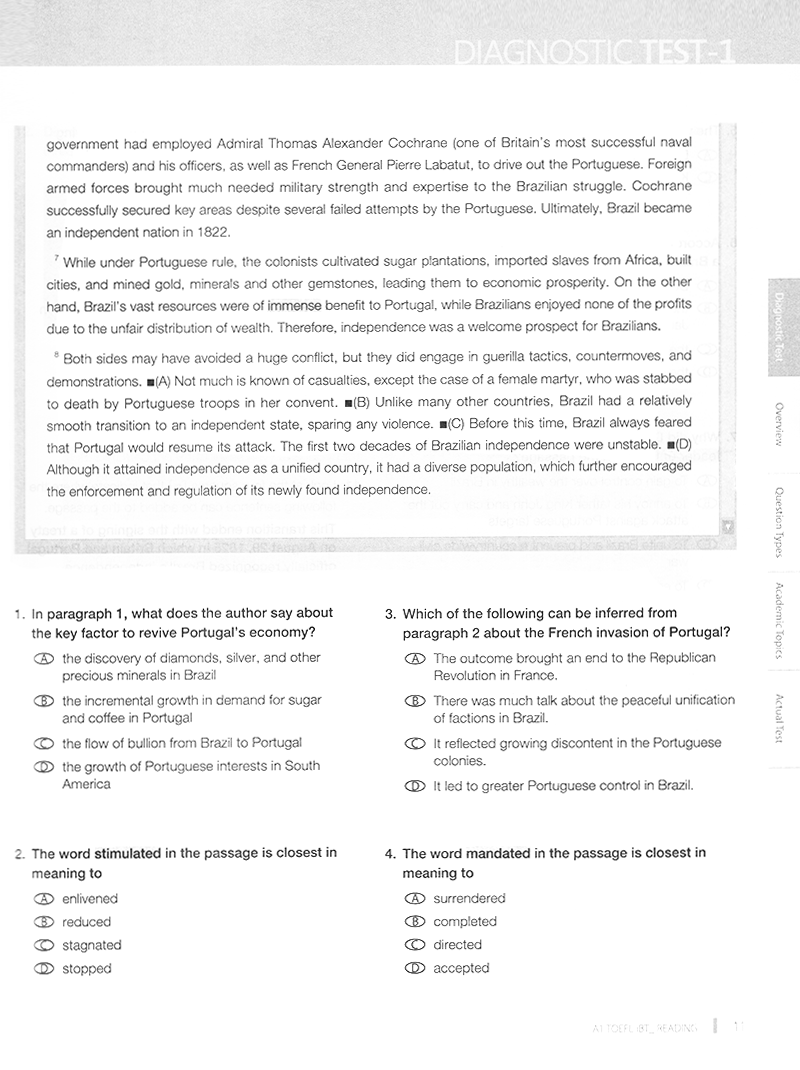 toefl ibt reading (a1)