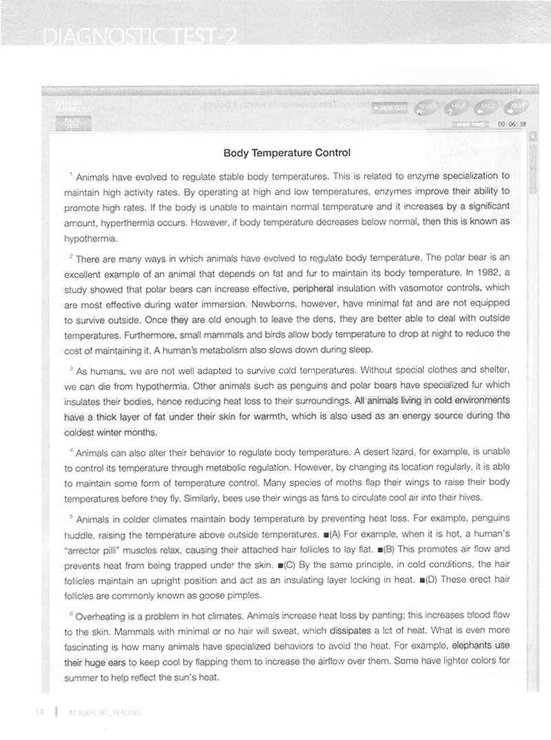 toefl ibt reading (a1)