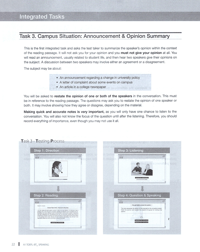 toefl ibt - speaking a1 (k cd)