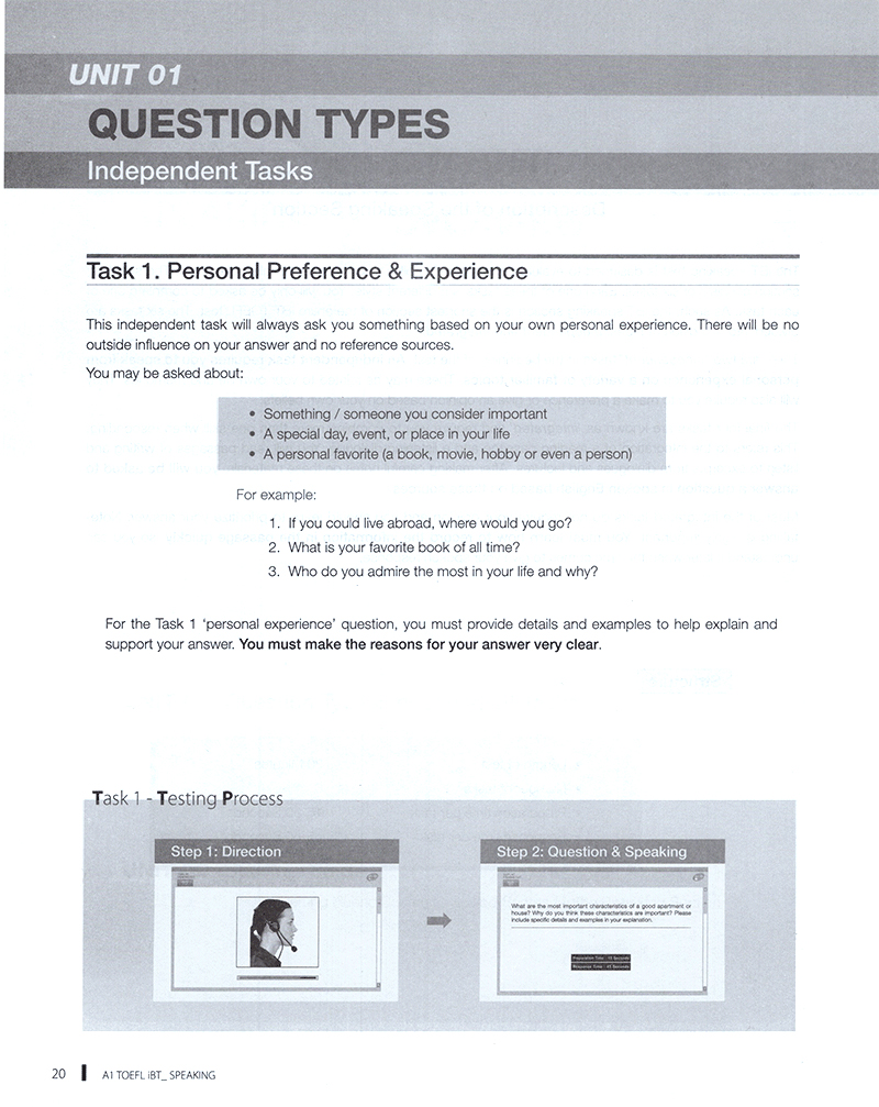 toefl ibt - speaking a1 (k cd)