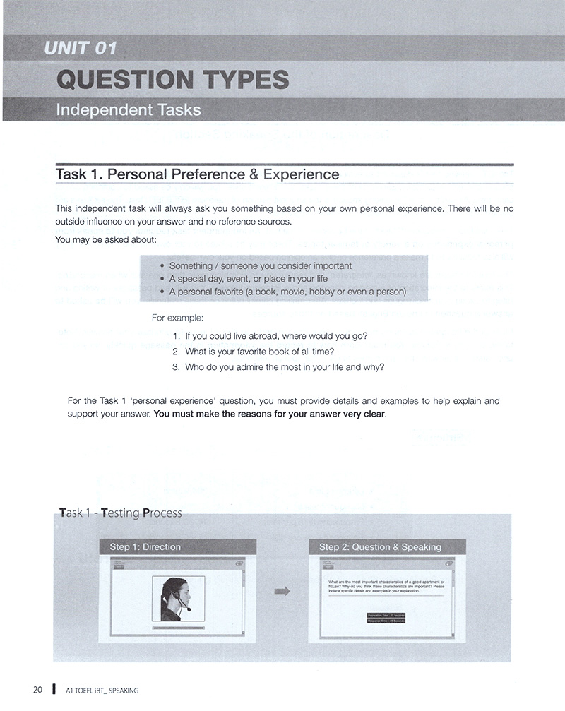 toefl ibt - speaking a1 (k cd)