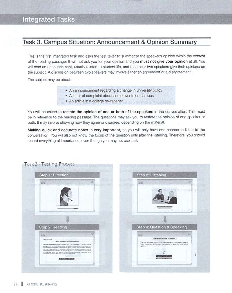 toefl ibt - speaking a1 (k cd)