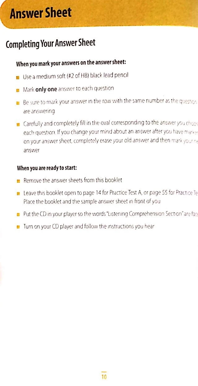 toefl itp assessment series- practice test volume 1 (cd)