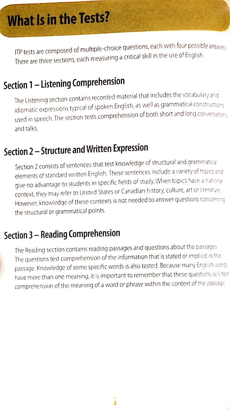 toefl itp assessment series- practice test volume 1 (cd)